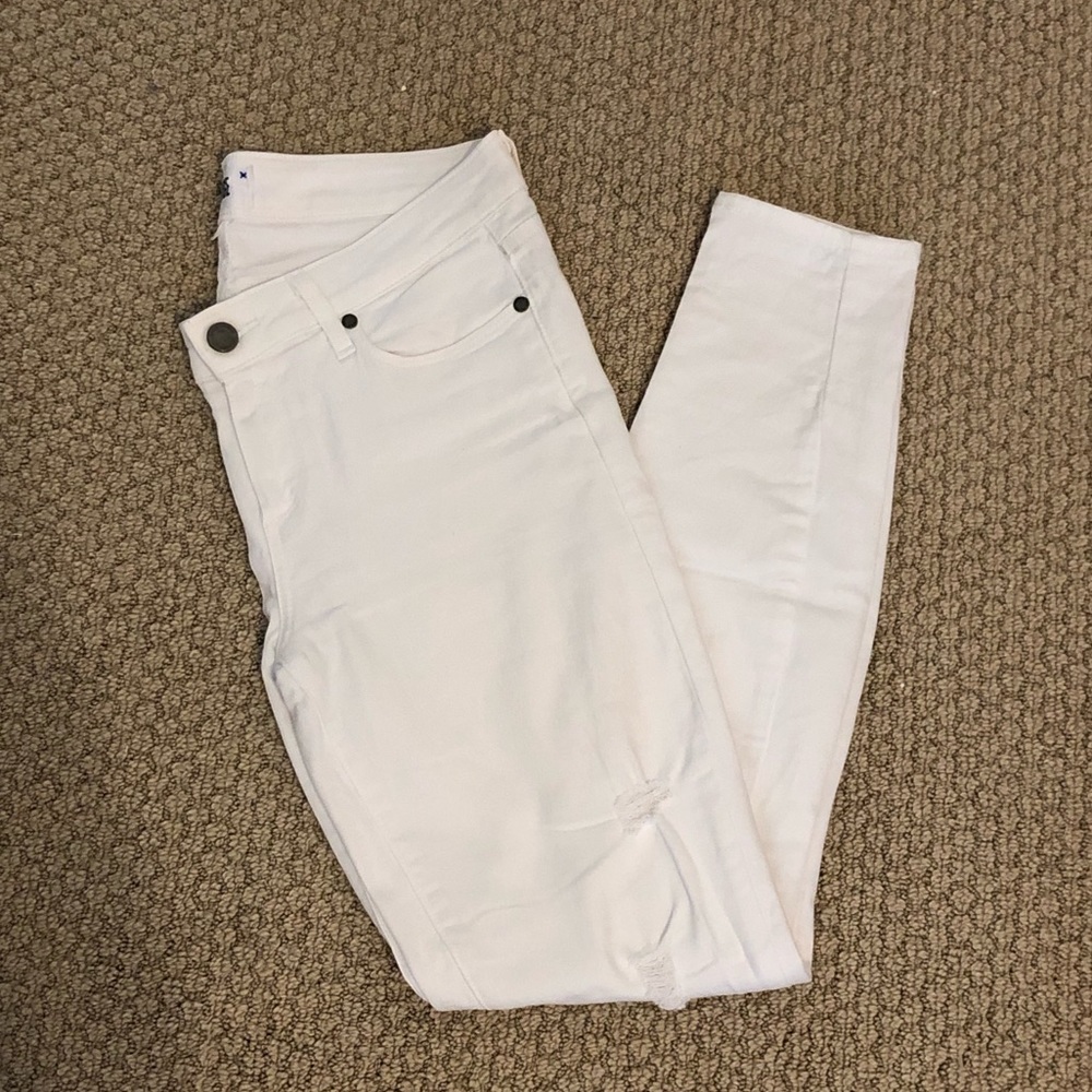 Paige Verdugo Ankle White Jeans